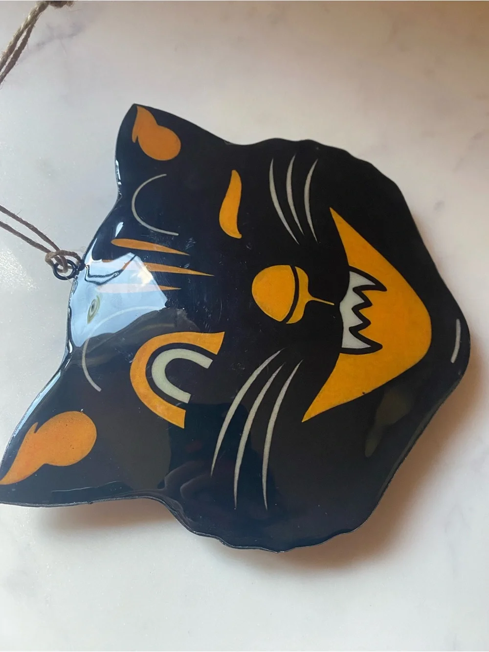 Anthropologie x Terrain Enamelware Cat Ornament
